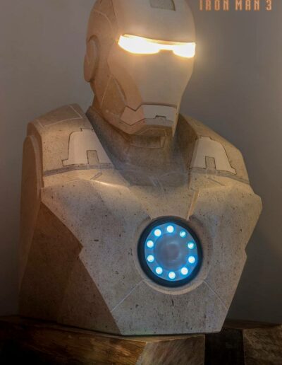 Buste d'Iron Man - Sculpture de Vincent Durupt