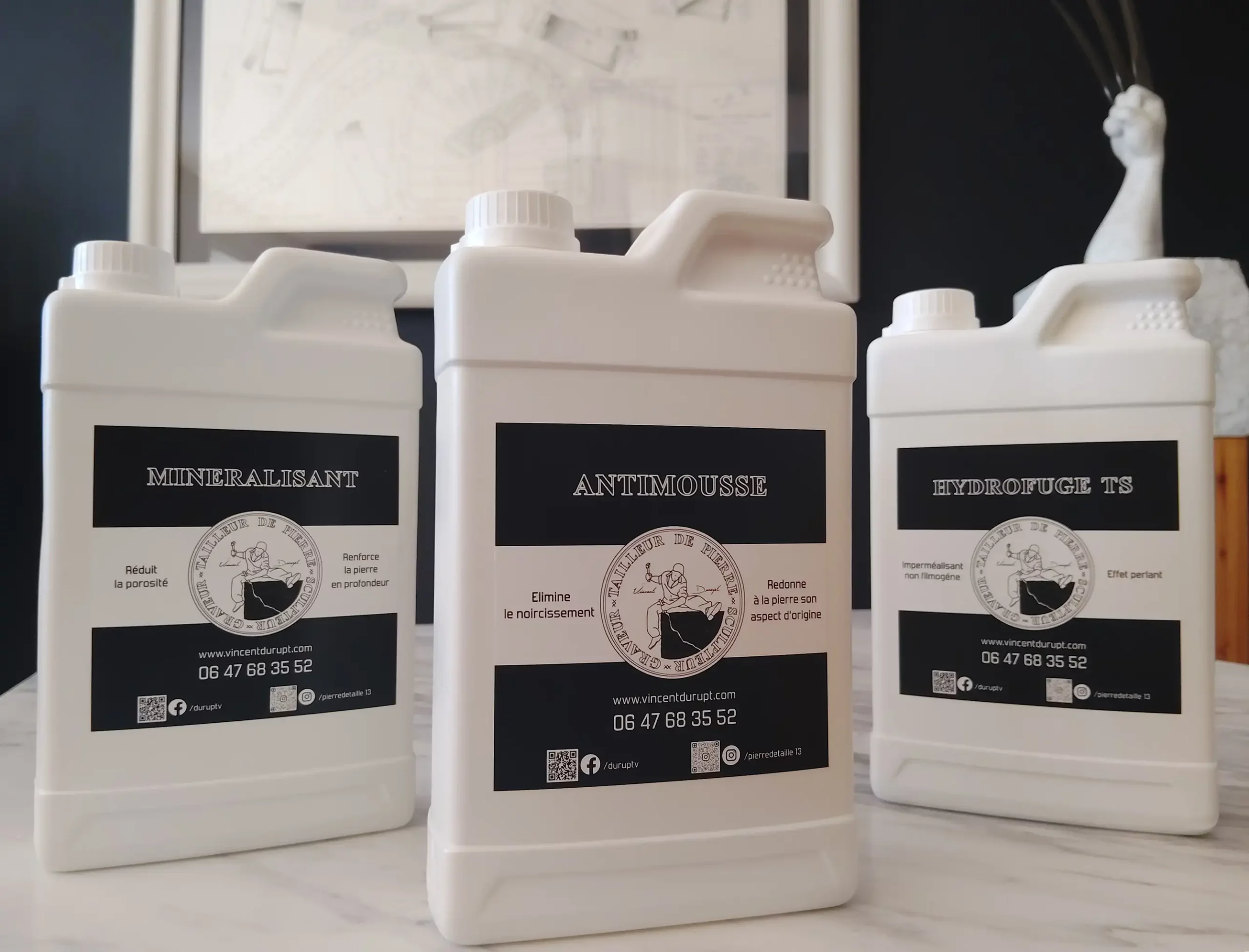 Produits de traitement pierres - Vincent Durupt